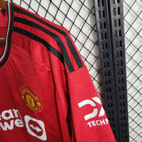Manchester United Shirt 2023 2024 Long Sleeve