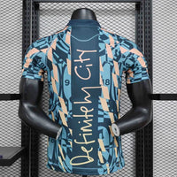 Manchester City Blue Retro Style Special Edition Shirt 24-25 Shirt