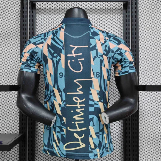 Manchester City Blue Retro Style Special Edition Shirt 24-25 Shirt