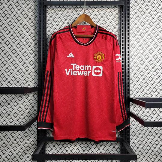 Manchester United Shirt 2023 2024 Long Sleeve