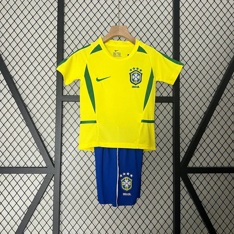 Kids Brazil Retro Kit 2002