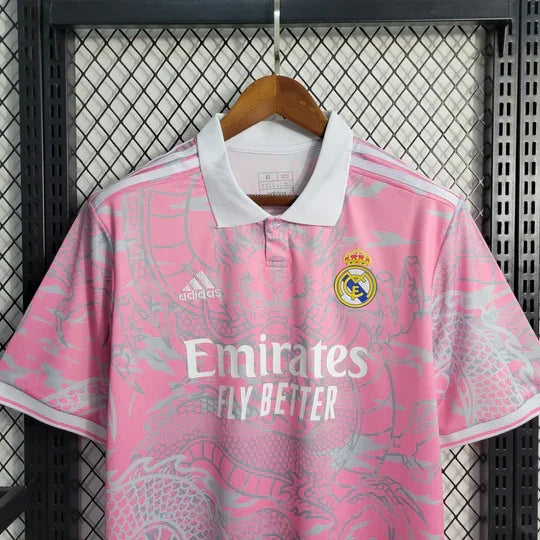 Real Madrid Shirt 2023-2024 Special Edition Dragon Pink
