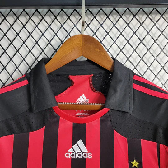 AC Milan Retro Shirt 2007 2008 Long Sleeve