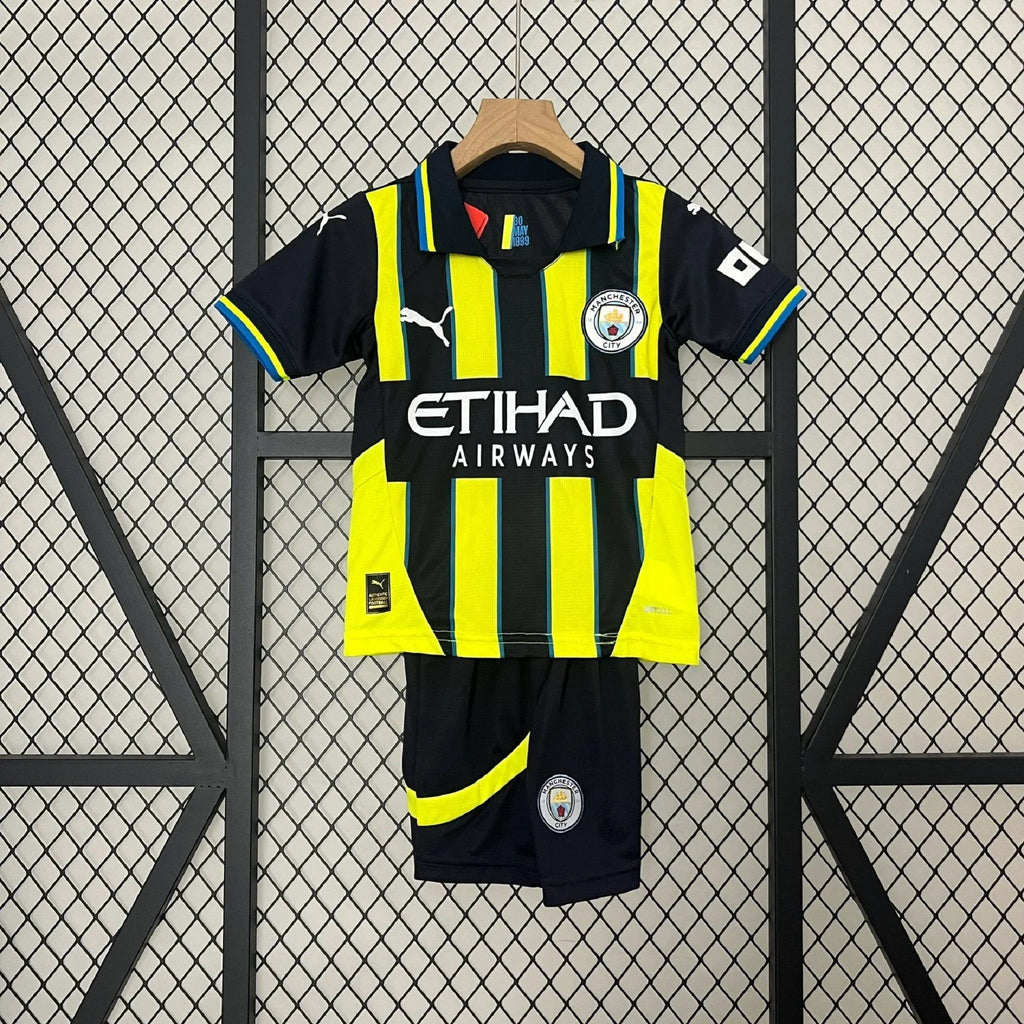 Kids Manchester City Away Kit 2024-25