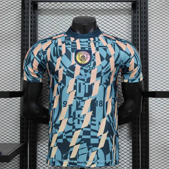 Manchester City Blue Retro Style Special Edition Shirt 24-25 Shirt