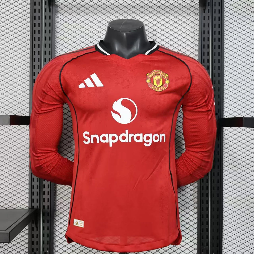 Manchester United Long Sleeve Shirt 2025-26