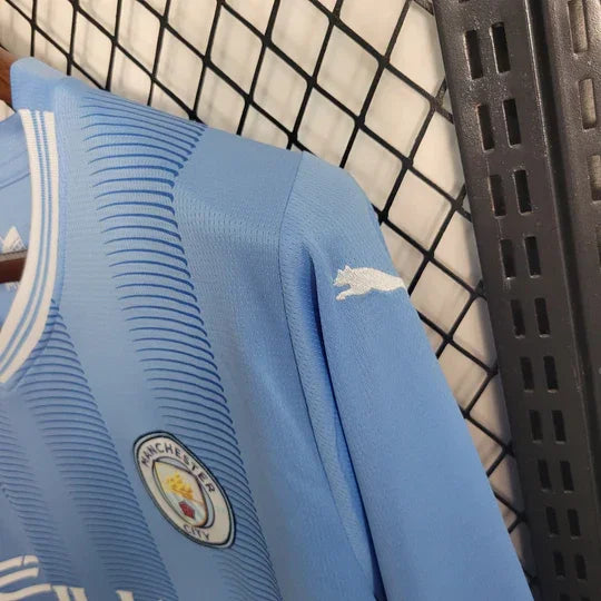 Manchester City Shirt 2023 2024 Long Sleeve