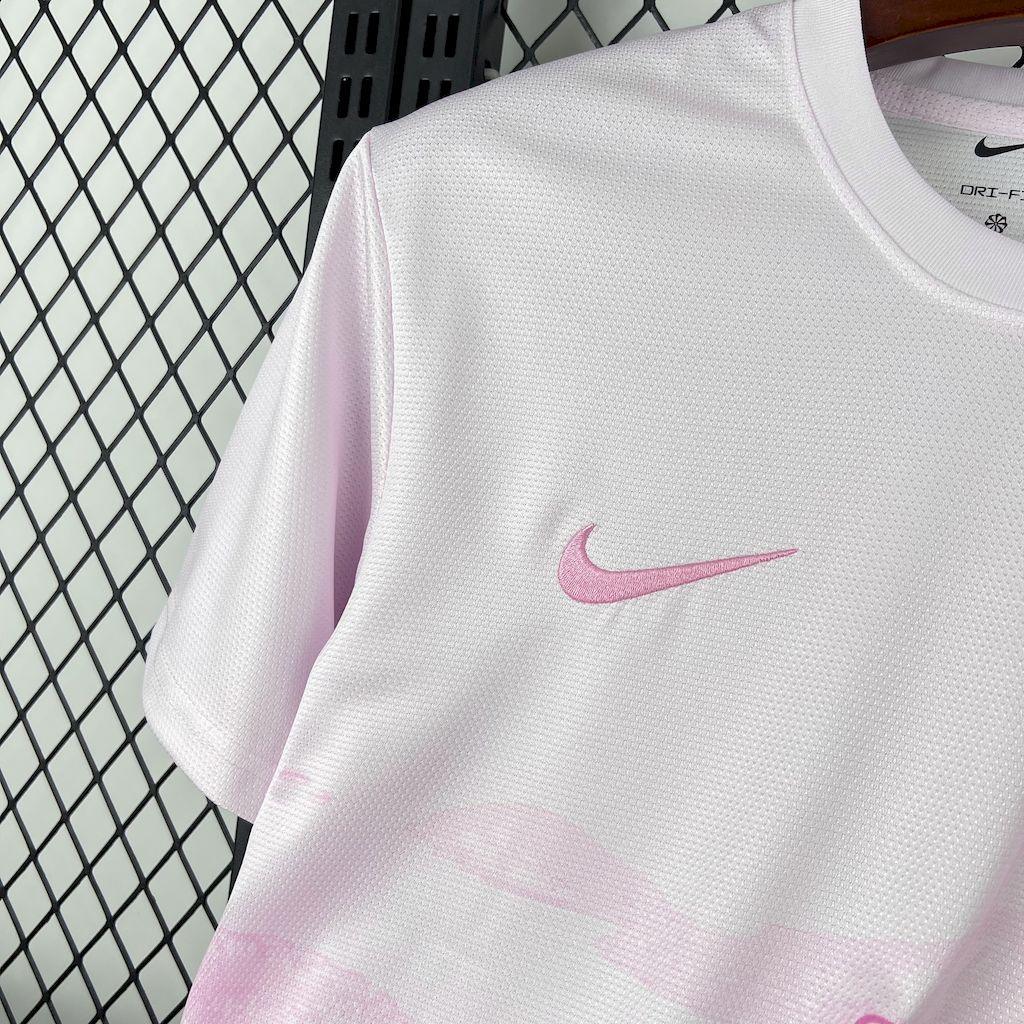 Brazil Concept Pink & White Shirt 2025-26