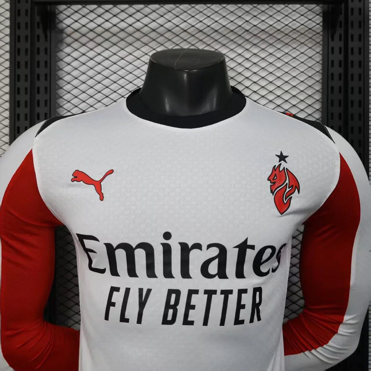 AC Milan Long Sleeve Shirt 2025-26