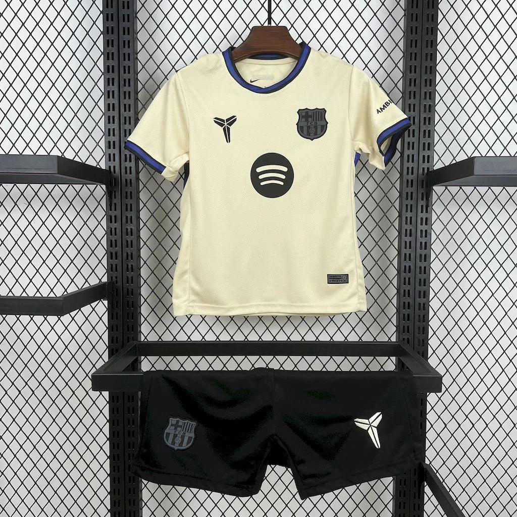 Kids FC Barcelona Away Kit 2025-26