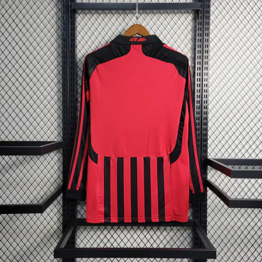 AC Milan Retro Shirt 2007 2008 Long Sleeve