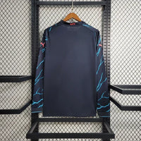 Manchester City Away Shirt 2023 2024 Long Sleeve