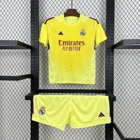 Kids Real Madrid Goalkeeper Kit 2025-26