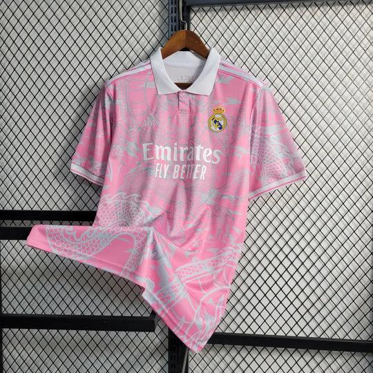 Real Madrid Shirt 2023-2024 Special Edition Dragon Pink