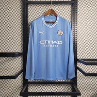 Manchester City Shirt 2023 2024 Long Sleeve