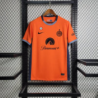 Inter Milan Football Third Orange Shirt 2023 2024