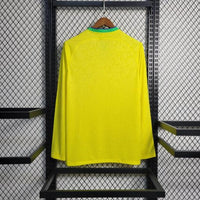 Brazil Home Shirt 2022/23 World Cup Long Sleeve
