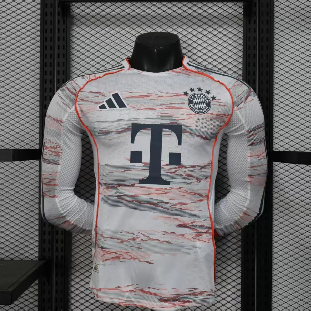 Bayern Munich Away Long Sleeve Shirt 2025-26