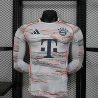 Bayern Munich Away Long Sleeve Shirt 2025-26