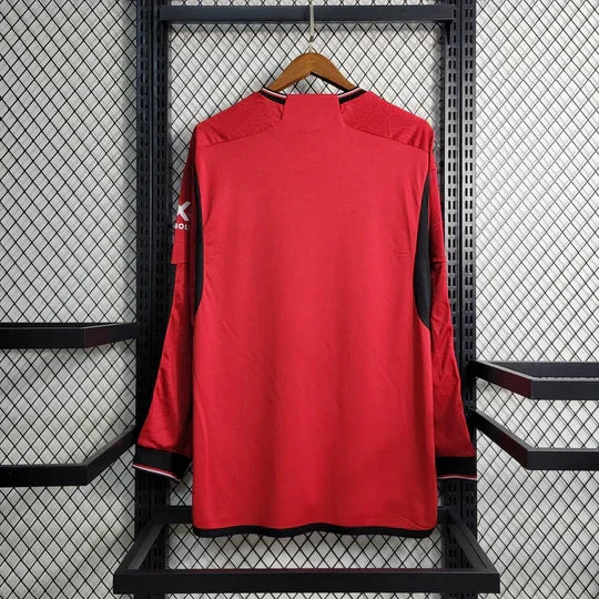 Manchester United Shirt 2023 2024 Long Sleeve