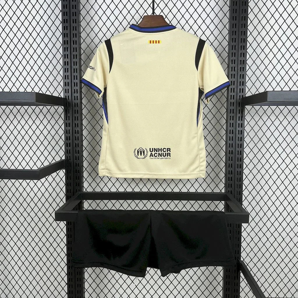 Kids FC Barcelona Away Kit 2025-26