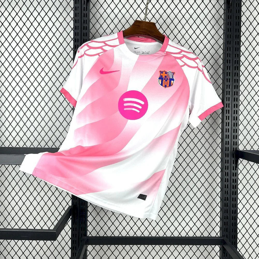 FC Barcelona Concept Pink & White Shirt 2025-26