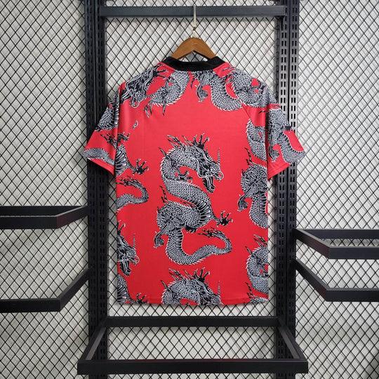 Football Manchester United Retro Shirt 2019 2020 Japan Dragon