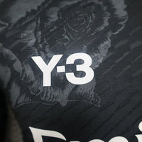 Real Madrid Football Y3 Black Shirt 2024 2025