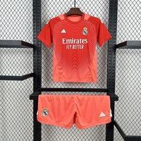 Kids Real Madrid Goalkeeper Kit 2025-26