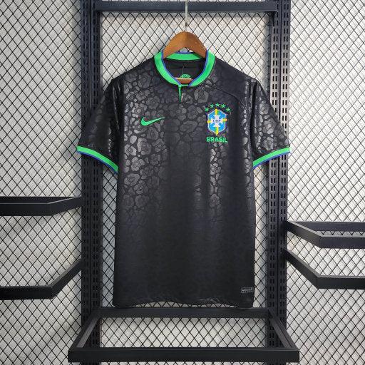 22/23 Brazil Leopard Black Shirt