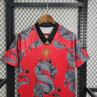 Football Manchester United Retro Shirt 2019 2020 Japan Dragon