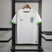 22-23 Brazil Leopard White Shirt