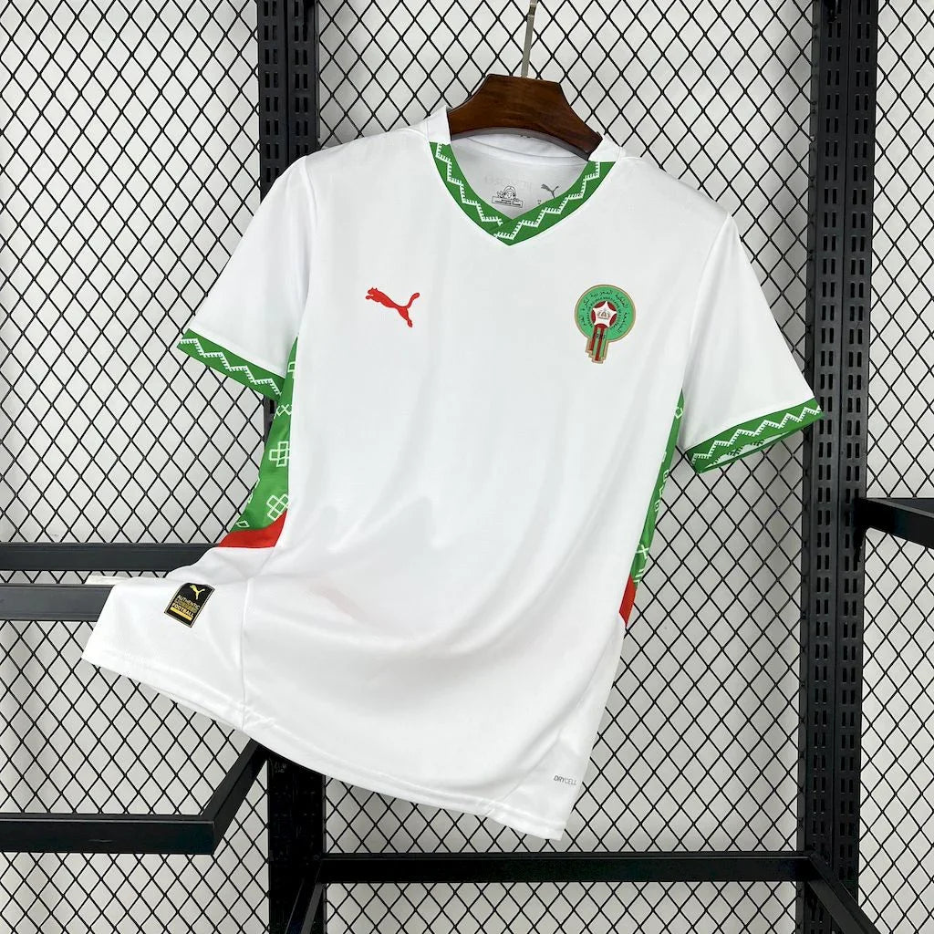 Morocco Away White CAN Shirt 2025-26