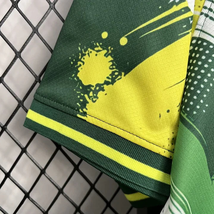 Brazil Concept Green Yellow Aigle Shirt 2024-25