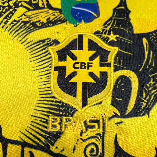 Brazil Concept Shirt 2024 Yellow