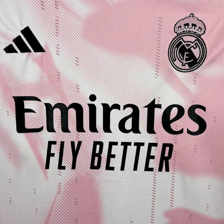 Real Madrid Concept Pink & White Shirt 2025