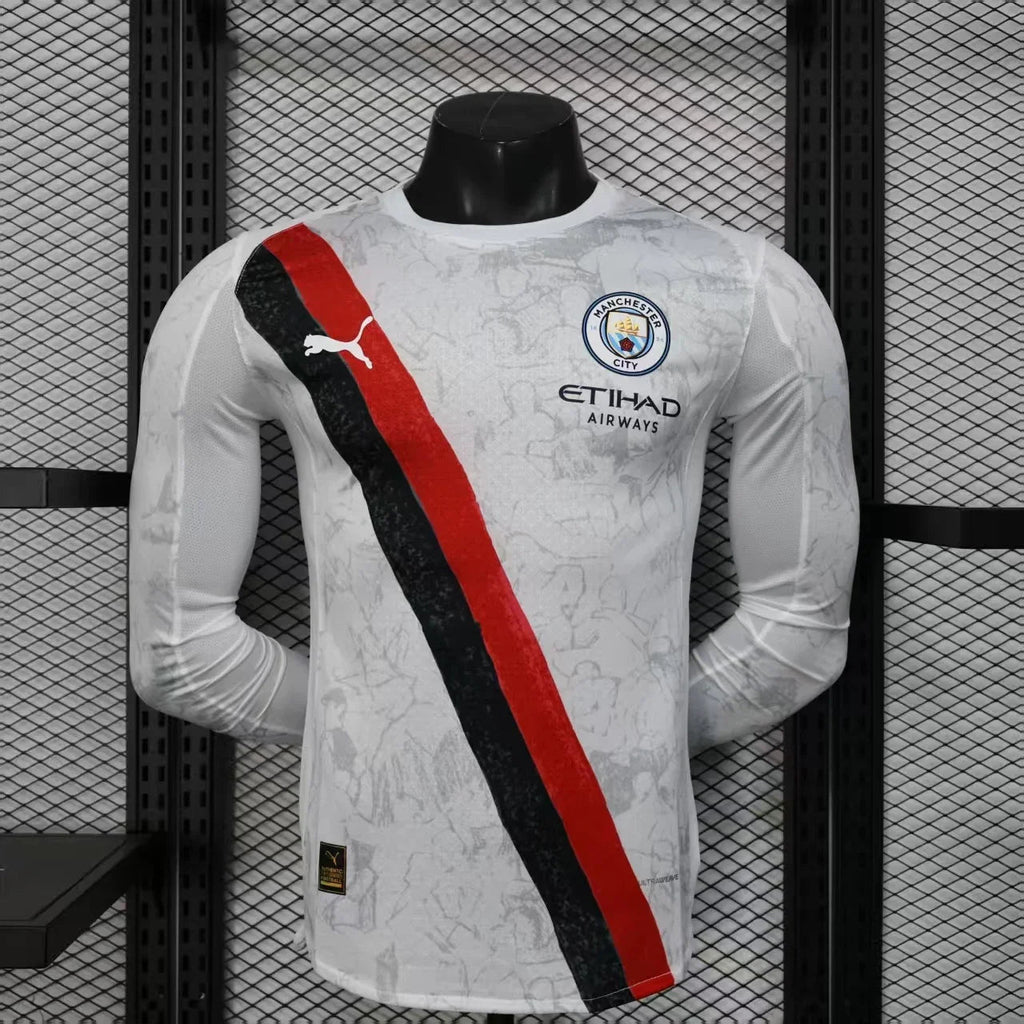 Manchester City Away Long Sleeve Shirt 2025-26