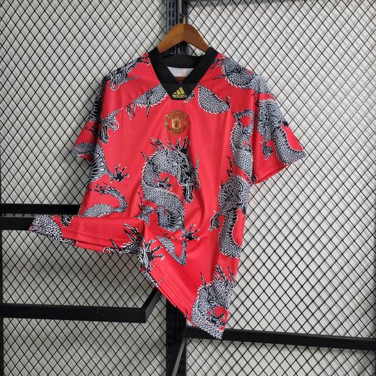 Football Manchester United Retro Shirt 2019 2020 Japan Dragon