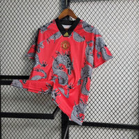 Football Manchester United Retro Shirt 2019 2020 Japan Dragon
