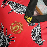 Football Manchester United Retro Shirt 2019 2020 Japan Dragon