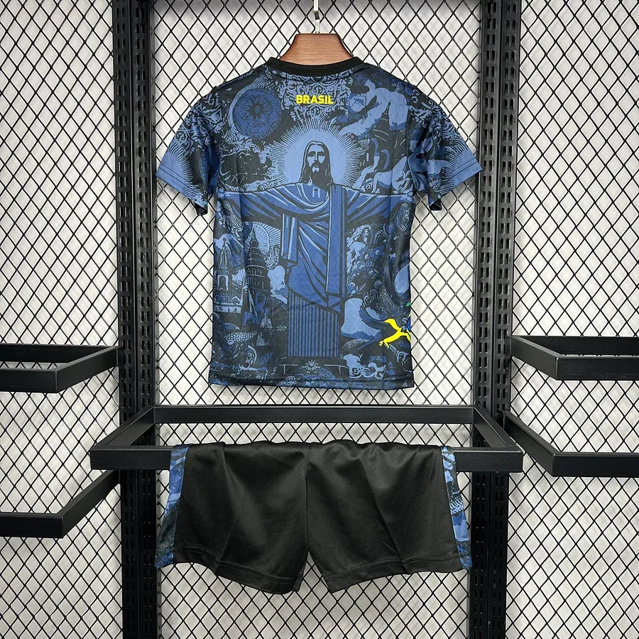 Kits Kids Brazil x Jesus Christ Home Junior Kids 2024-2025