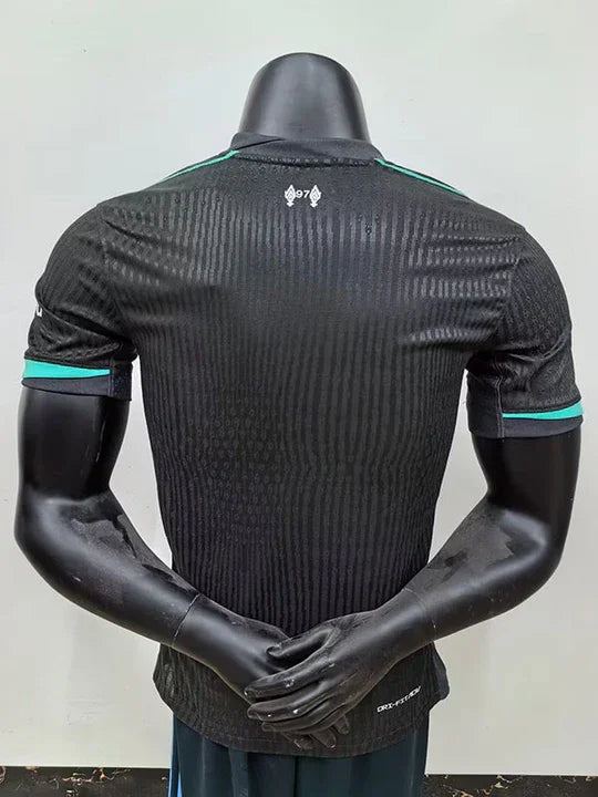 Liverpool Shirt 2023-2024 Away Player Version totalement Black