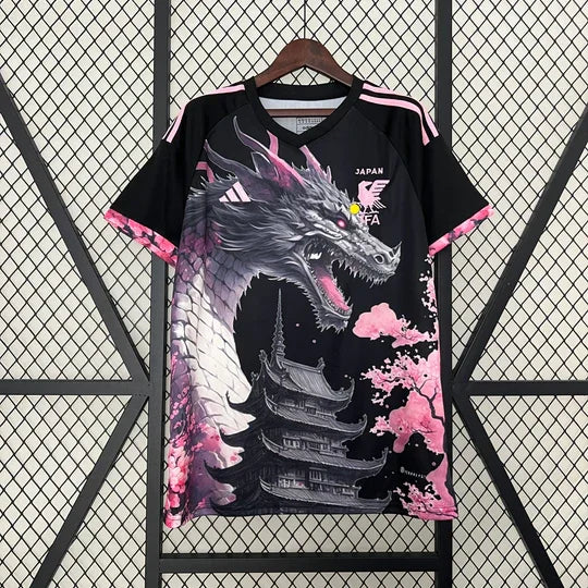 Japan Shirt 2023-2024 Special Edition dragon Black et Pink