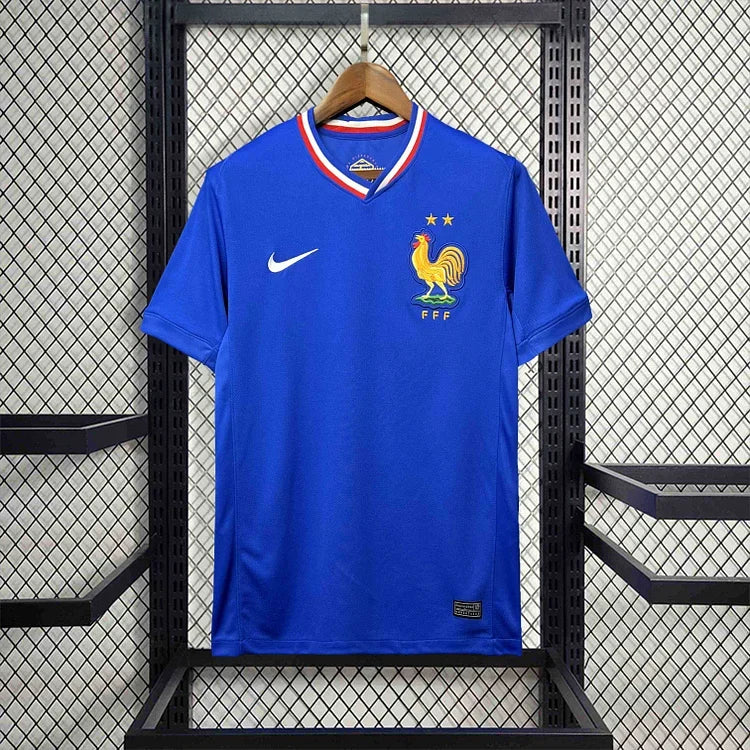 Team of France Football Home Shirt 2024 2025 EURO2024