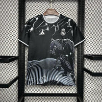 Real Madrid Black & Grey Panther Shirt 2024/25