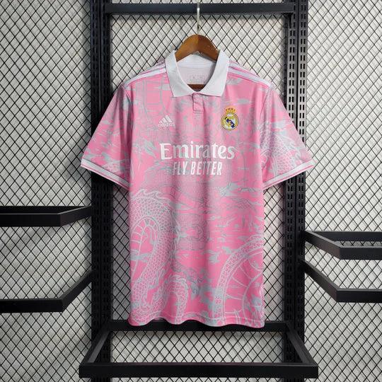 Real Madrid Shirt 2023-2024 Special Edition Dragon Pink