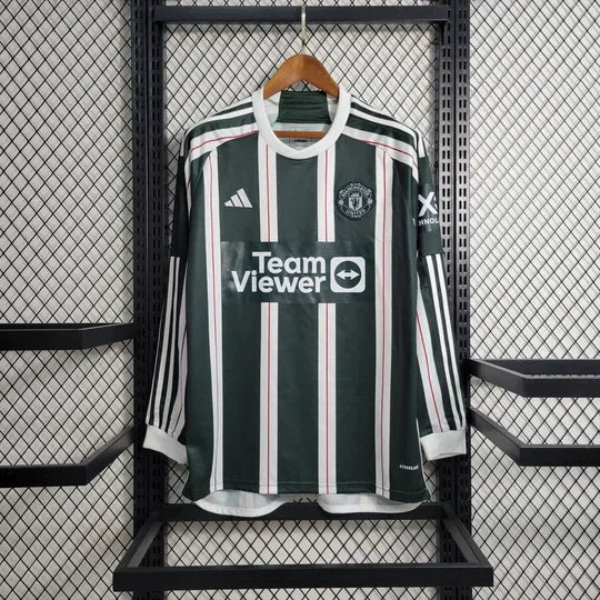Manchester United Away Shirt 2023 2024 Long Sleeve