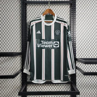 Manchester United Away Shirt 2023 2024 Long Sleeve