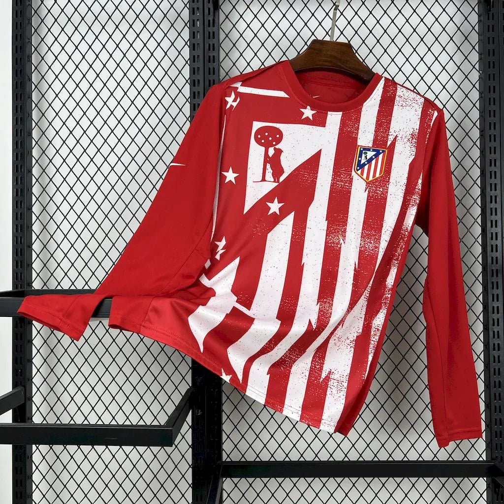 Atletico Madrid Long Sleeve Shirt 2025-26 Training