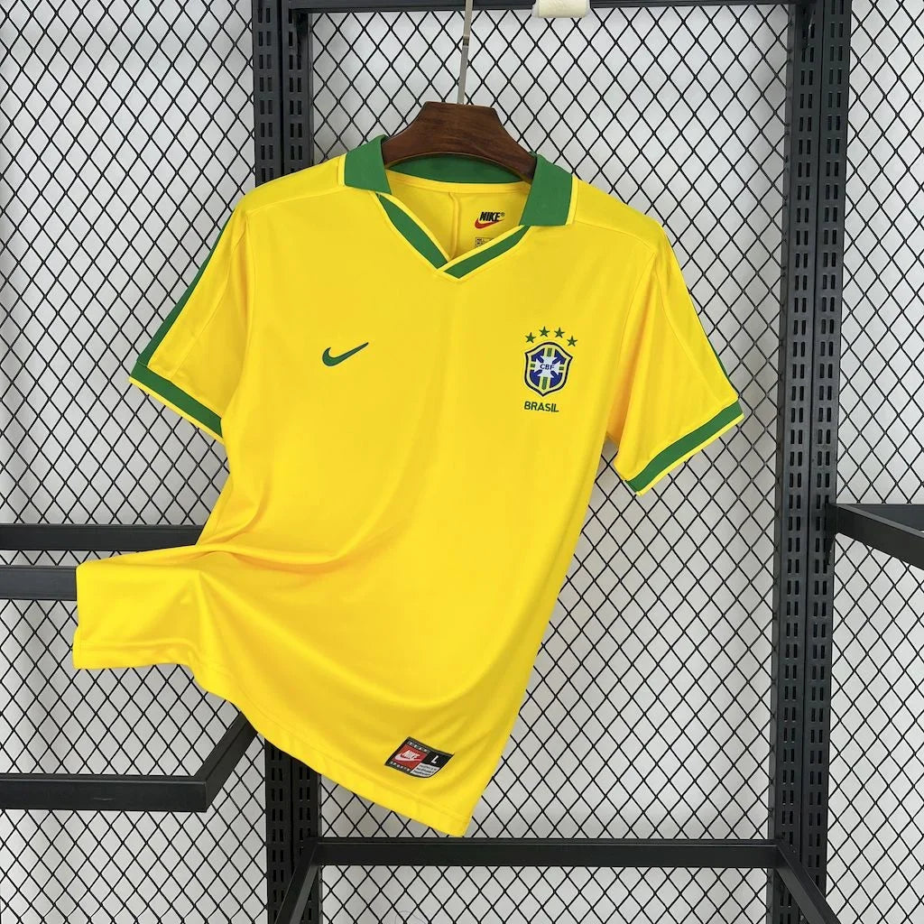 Brazil Football Shirt 1997 Retro
